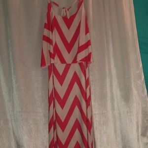 Chevron Maxi Dress